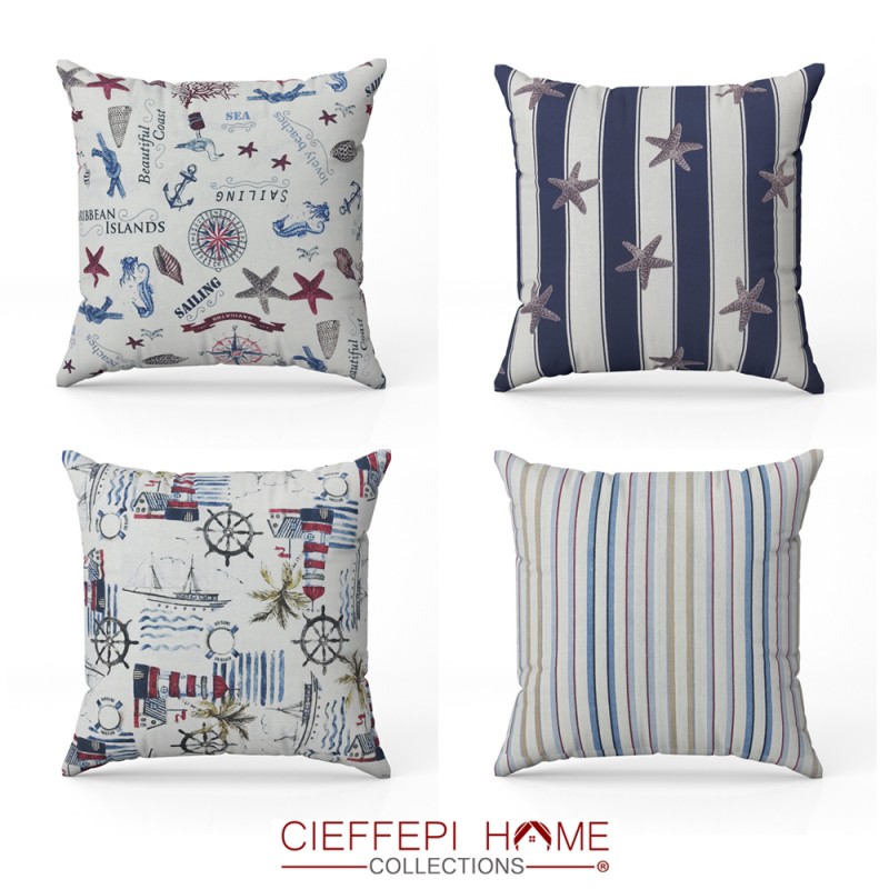 set 4 federa per cuscino arredo