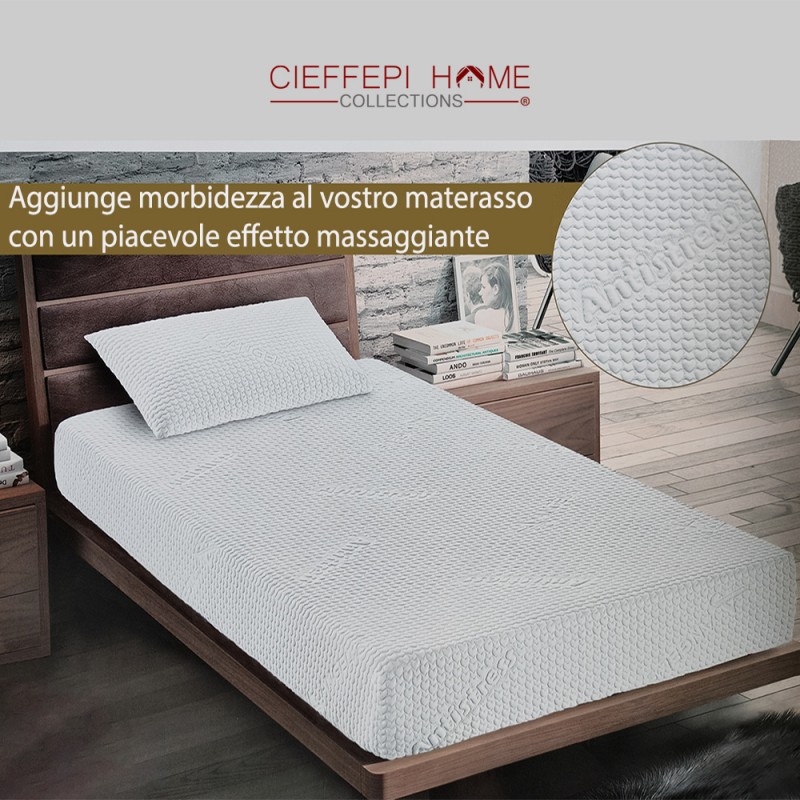 coprimaterasso in spugna elasticizzato e plastificato