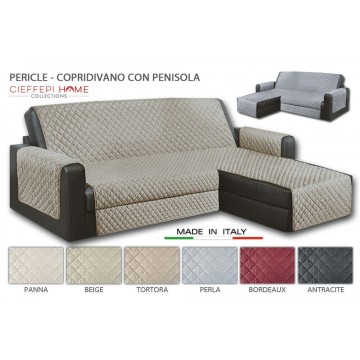 copridivano con penisola double face