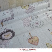 Tessuto  in pvc al metraggio fantasia e tinta unita.